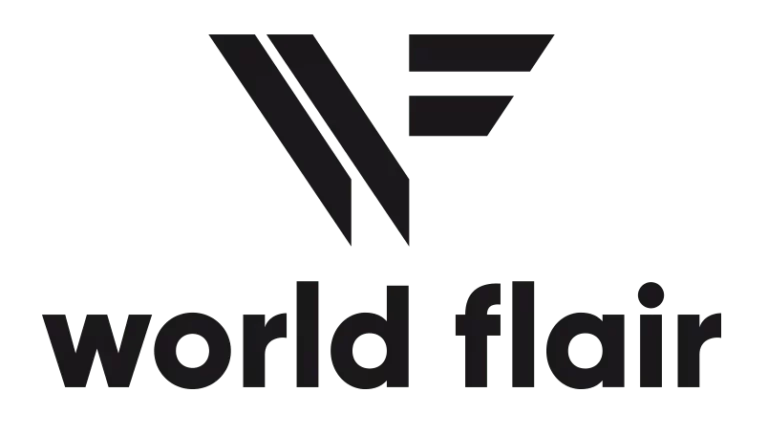 Logo World Flair - noir