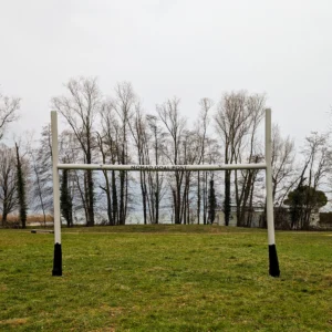 Poteau de rugby gonflable - au milieu de null part