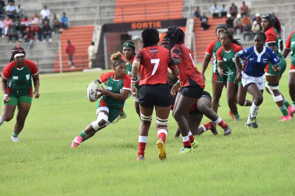 Ballon de rugby, durant un match de rugby Afrique | Ballon de match
