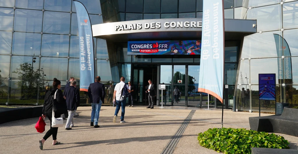 Entrée du Congrès FFR 2024 à Poitier
