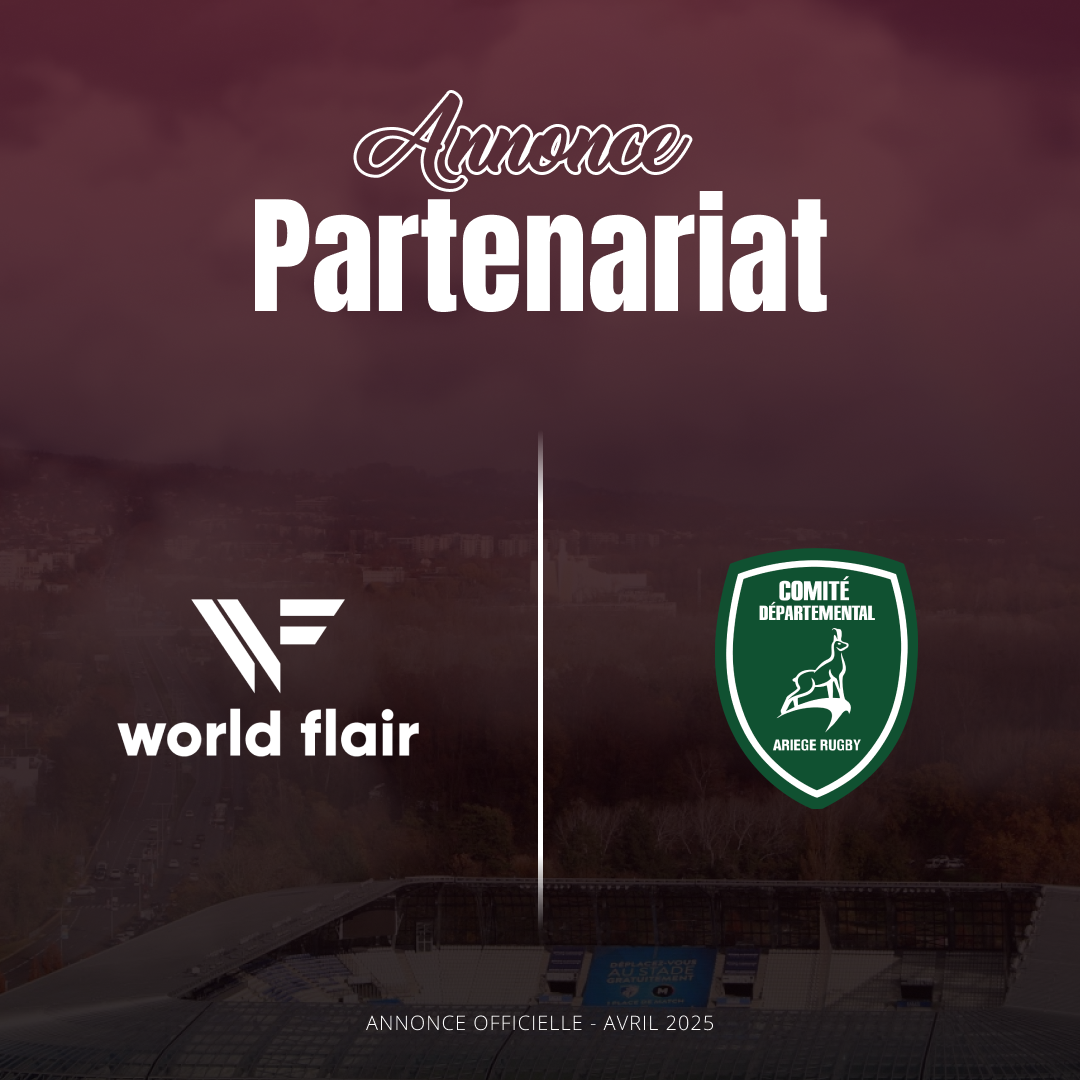 Annonce partenariat entre CD09 et World Flair (Comité Départemental de l'Ariège)