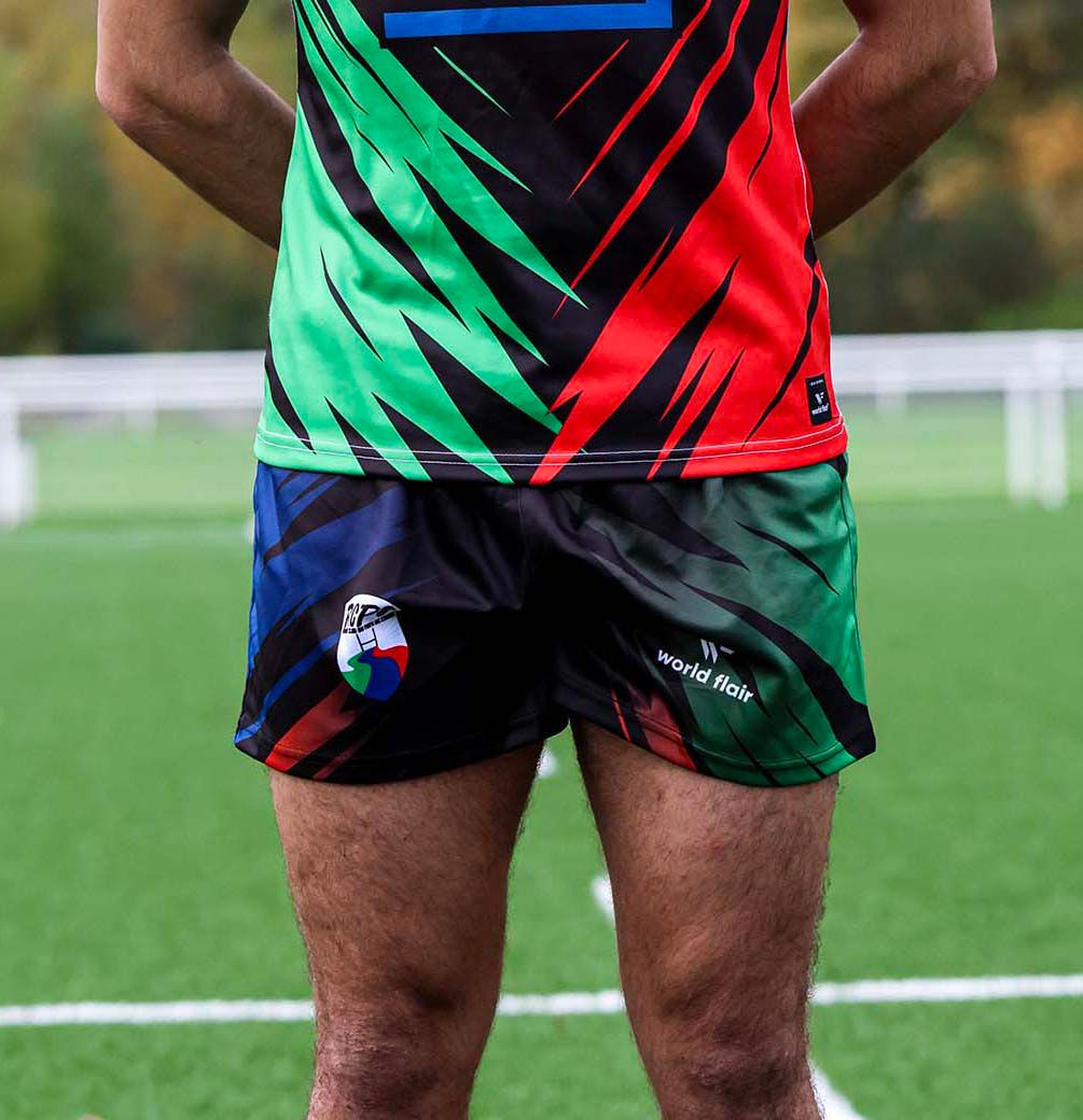 short rugby personnalisé sublimé Subli